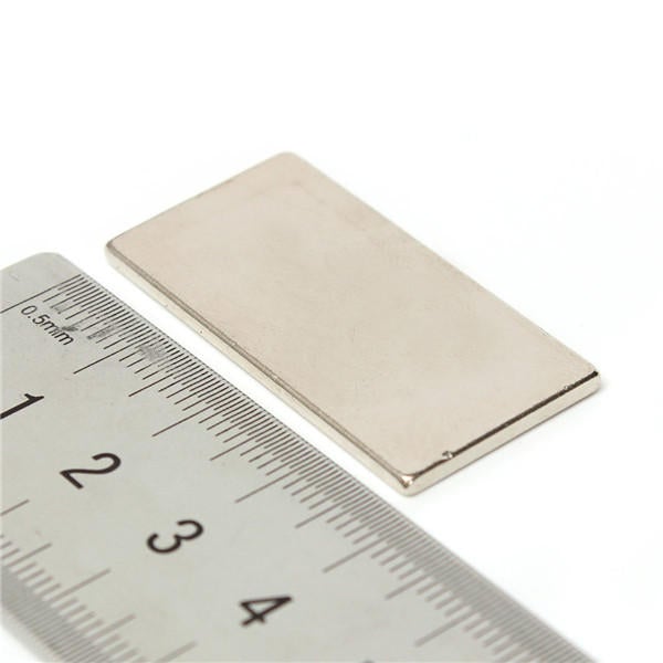 N50 NdFeB 40x20x2mm Super Strong Block Cuboid Magnet Rare Earth Neodymium Magnet