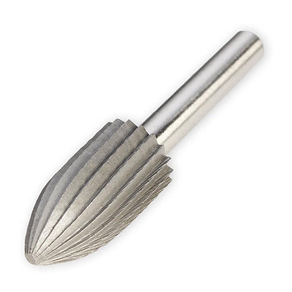 6pcs 6mm Shank Tungsten Steel Rotary File Cutter Engraving Grinding Bit For Rotary Tools