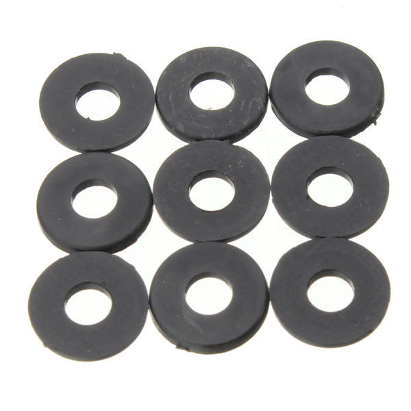 M3NW1 Black Flat Nylon Washer OD 8mm for M3 Screws 100pcs
