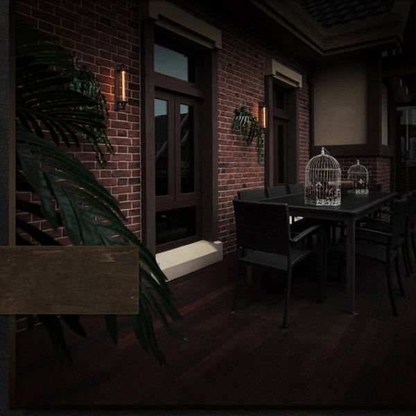 Iron Countryside Wall Lamps for Living Room Dining Room 110V 220V