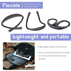 3 Colors 8 LED Flexible Hanging Neck Light Reading Light Rechargeable Book Light for Reading Knitting Camping Repairing Running