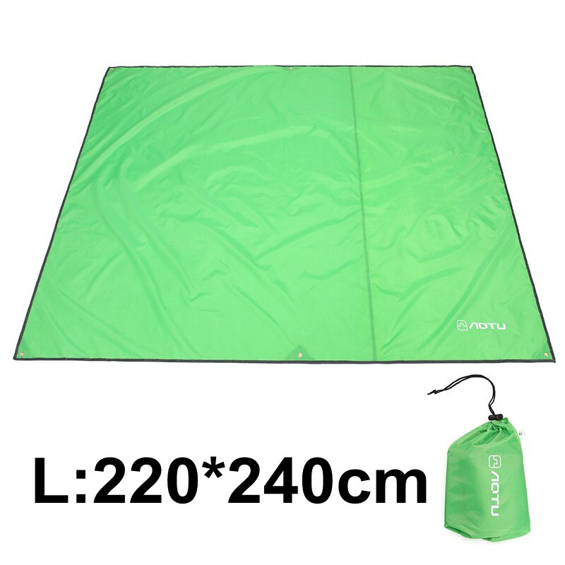 Outdoor Mat Lightweight Waterproof Oxford Cloth Multi-functional Sun Shelter Tarp Blanket Camping Picnic Hiking Barbecue Party