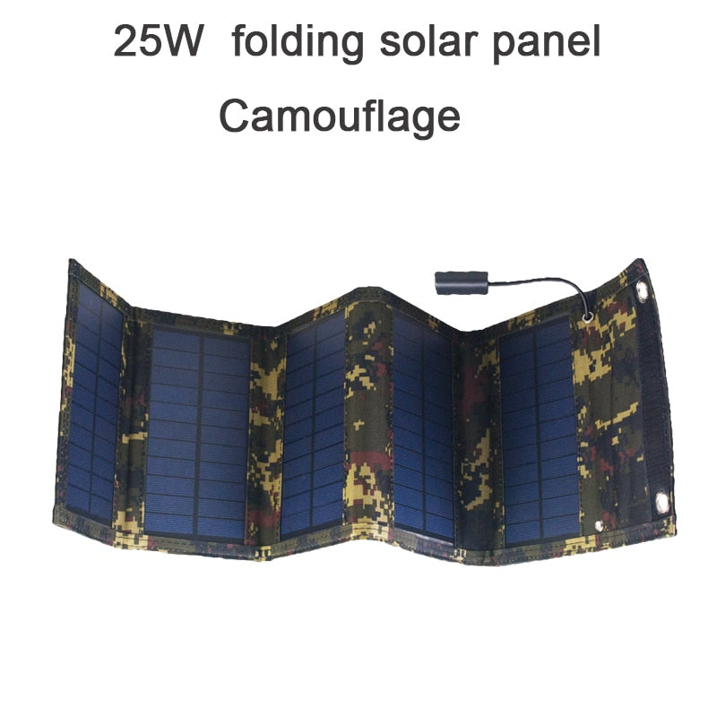Solar Panel Foldable USB 5V Monocrystal Solar Cell Waterproof Charger Outdoor solar panel phone charge camping