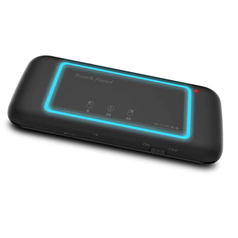 2.4GHz Backlight Colorful Wireless Keyboard with Large Touchpad for Smart TV Android Box PC Laptop