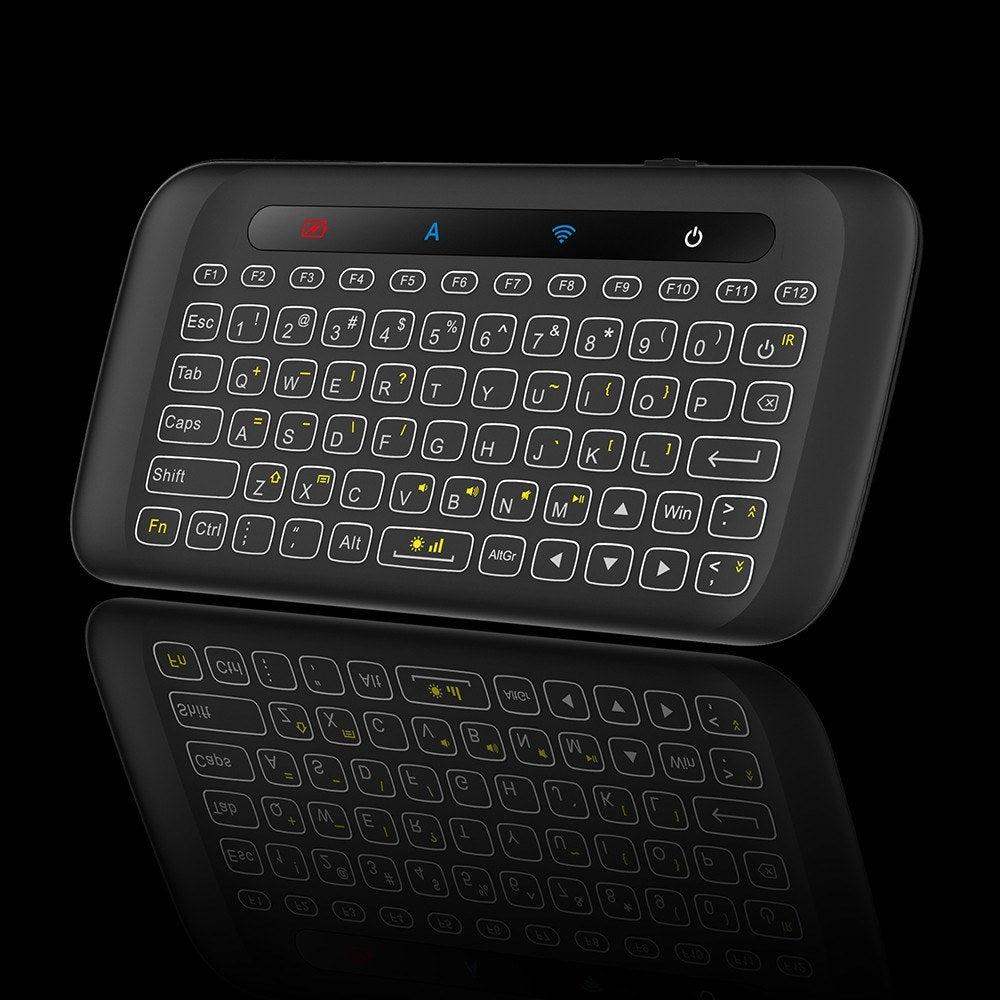 2.4GHz Backlight Colorful Wireless Keyboard with Large Touchpad for Smart TV Android Box PC Laptop