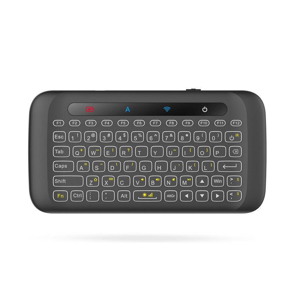 2.4GHz Backlight Colorful Wireless Keyboard with Large Touchpad for Smart TV Android Box PC Laptop
