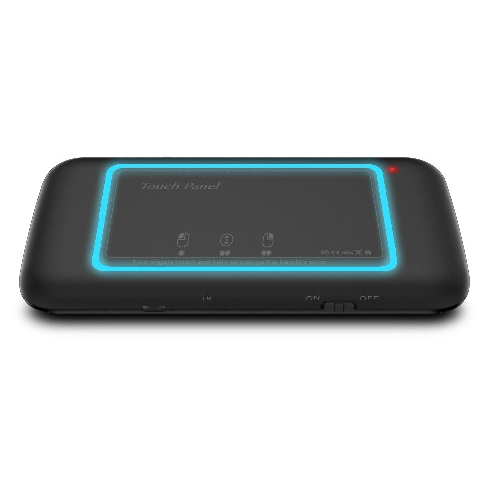 2.4GHz Backlight Colorful Wireless Keyboard with Large Touchpad for Smart TV Android Box PC Laptop