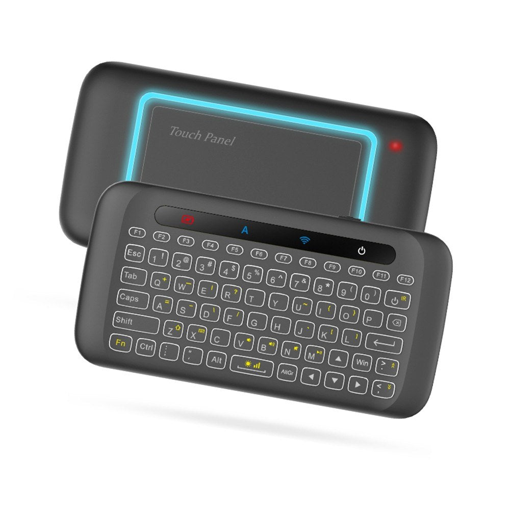 2.4GHz Backlight Colorful Wireless Keyboard with Large Touchpad for Smart TV Android Box PC Laptop