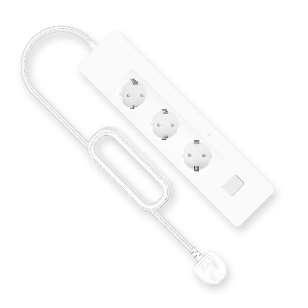 Smart WIFI Power Strip EU Standard with 3 Plug and 2 USB Port Compatible Amazon Alexa Google