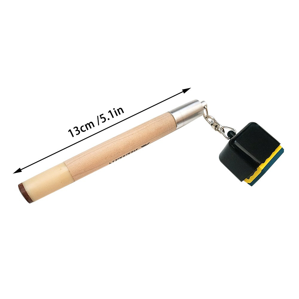 2-IN-1 Cue Chalk Holder Tip Pick Tool Billiards Pool Pricker Prep