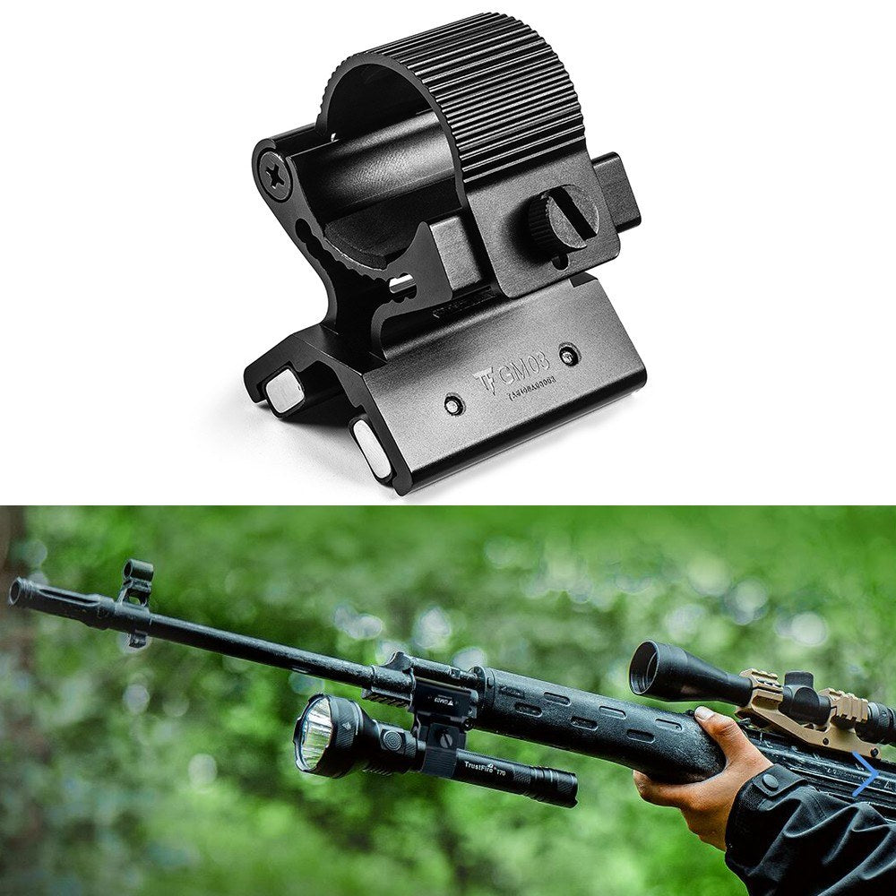 Universal Magnetic Flashlight Mount Magnet Holder For 23-26mm/0.9-1.0in Diameter