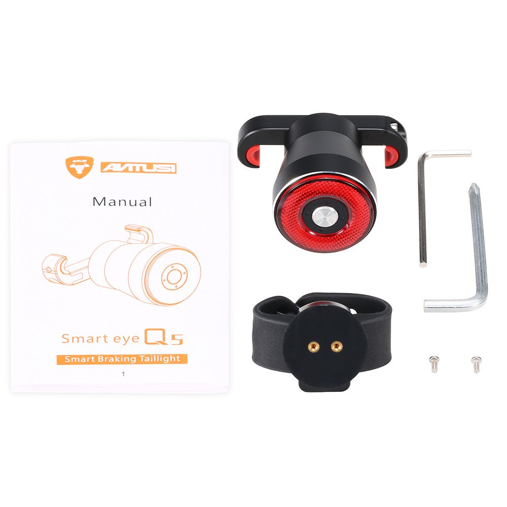 Bike Cycling Rear Light Intelligent Sensor