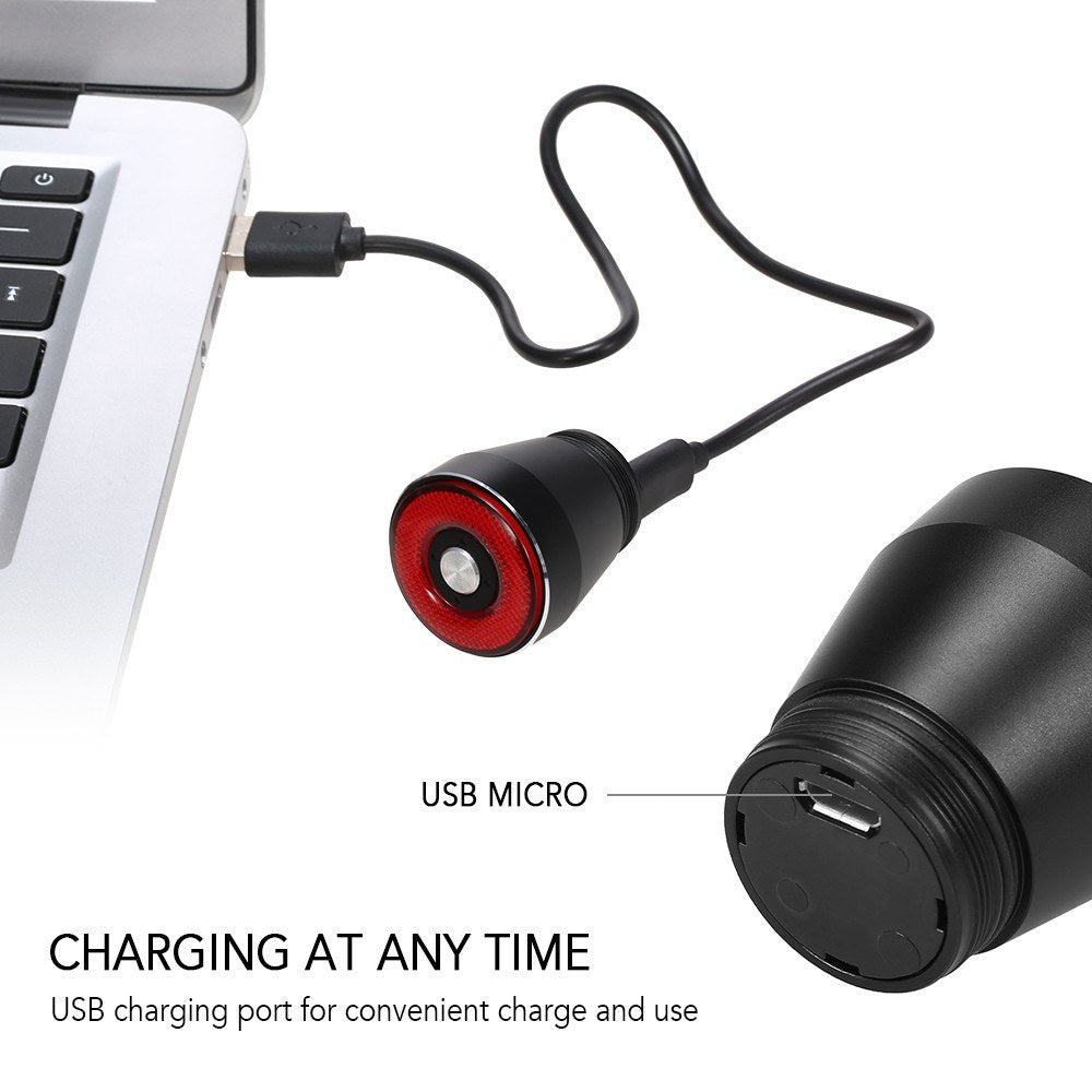 Bike Cycling Rear Light Intelligent Sensor