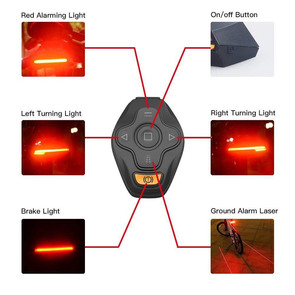 Bike light Brake Bicycle Rear Light Tail Lamp