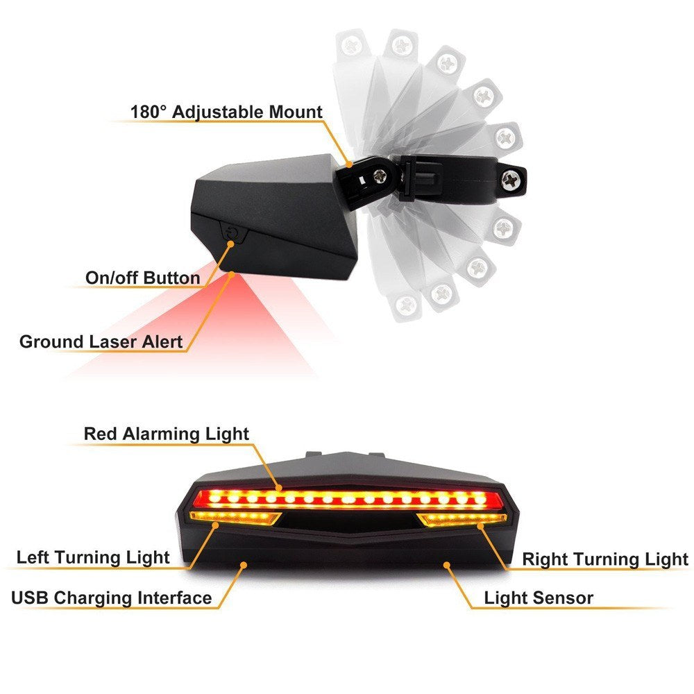 Bike light Brake Bicycle Rear Light Tail Lamp