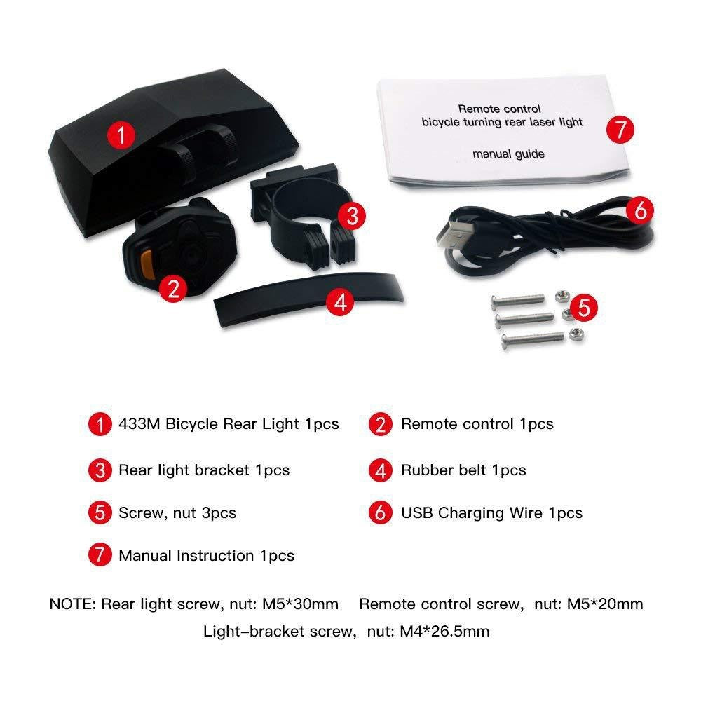 Bike light Brake Bicycle Rear Light Tail Lamp