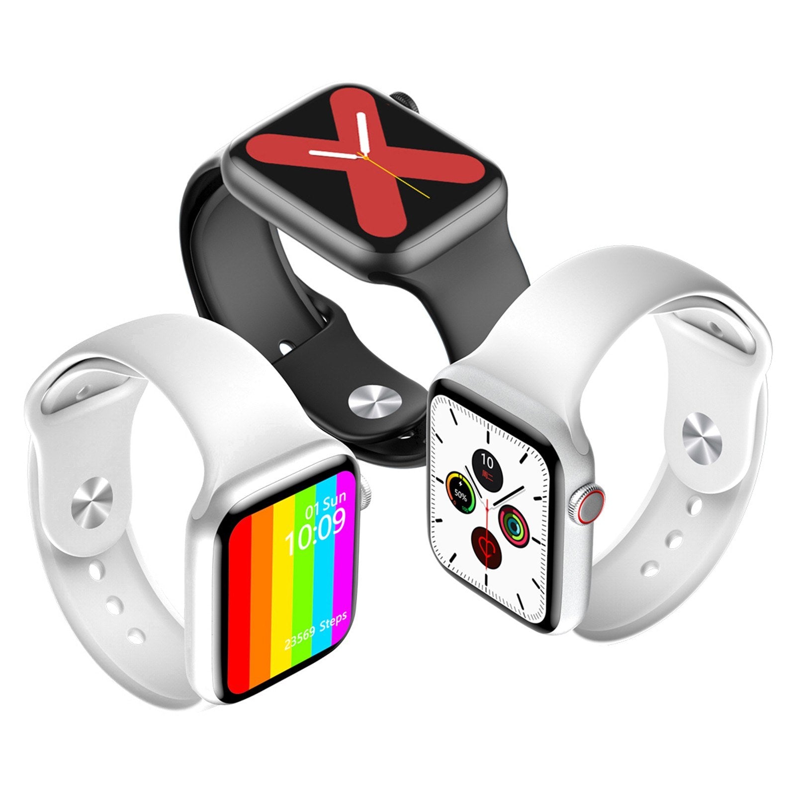 1.75 Inch IPS Screen Intelligent Sport Watch Temperature Heart Rate Blood Pressure/Oxygen Monitor