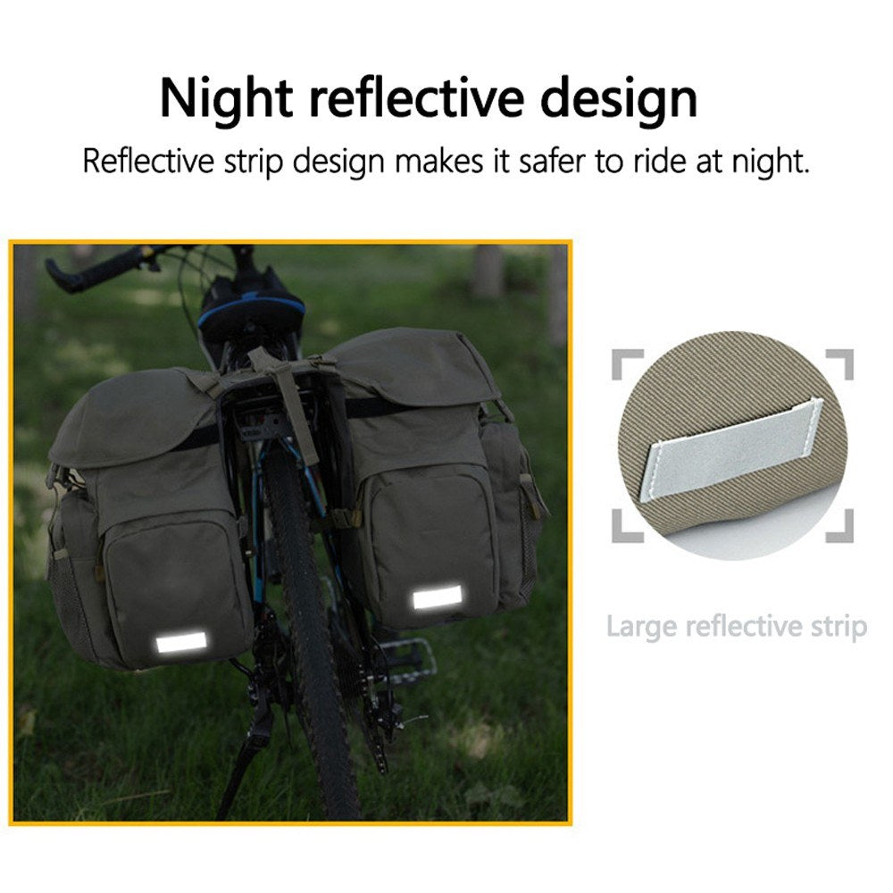 Bicycle Rear Seats Bag Large Capacity Carriers Rack Trunk Bags Luggage Waterproof Cycling