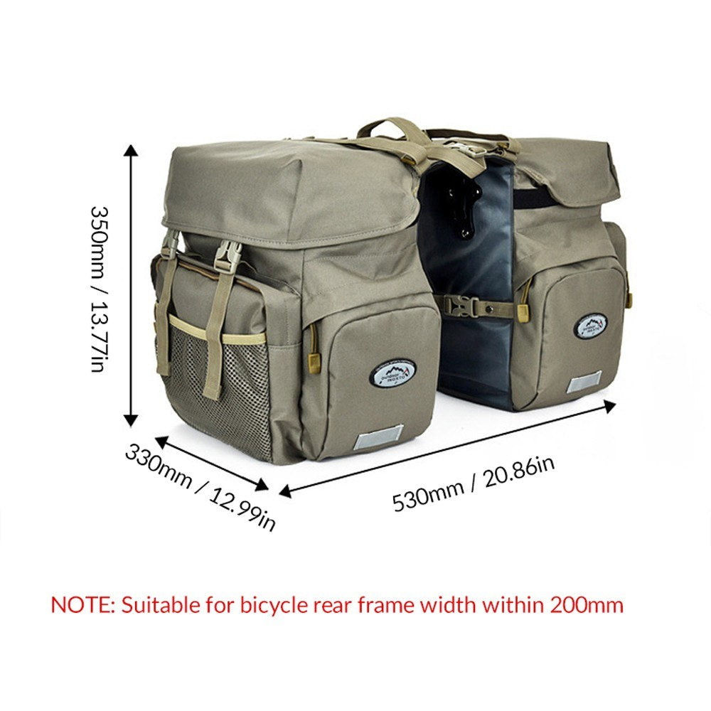 Bicycle Rear Seats Bag Large Capacity Carriers Rack Trunk Bags Luggage Waterproof Cycling
