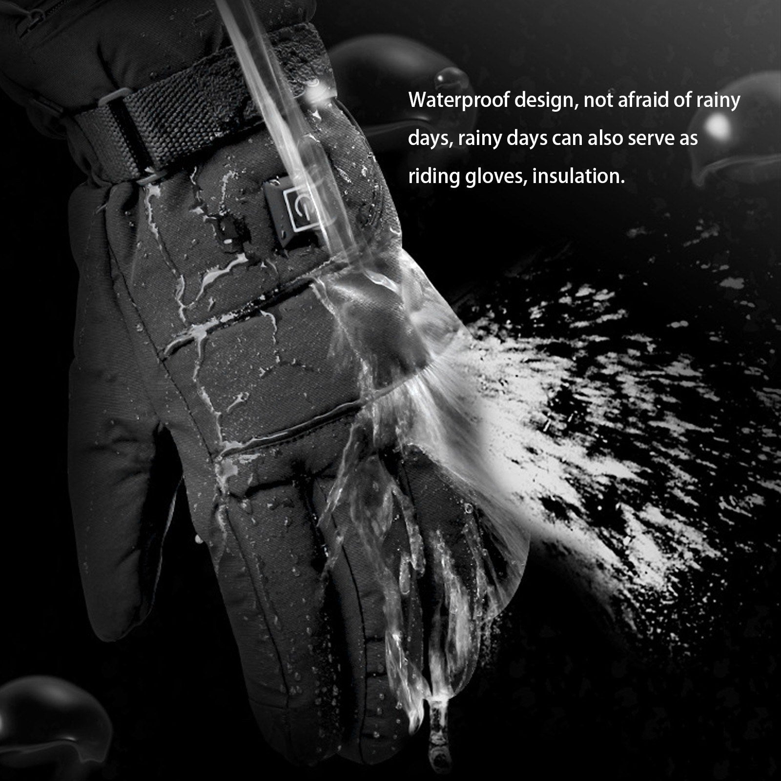Motorcycle Riding Gloves Heating Thermostat Warm Windproof And Fall Proof Telefingers