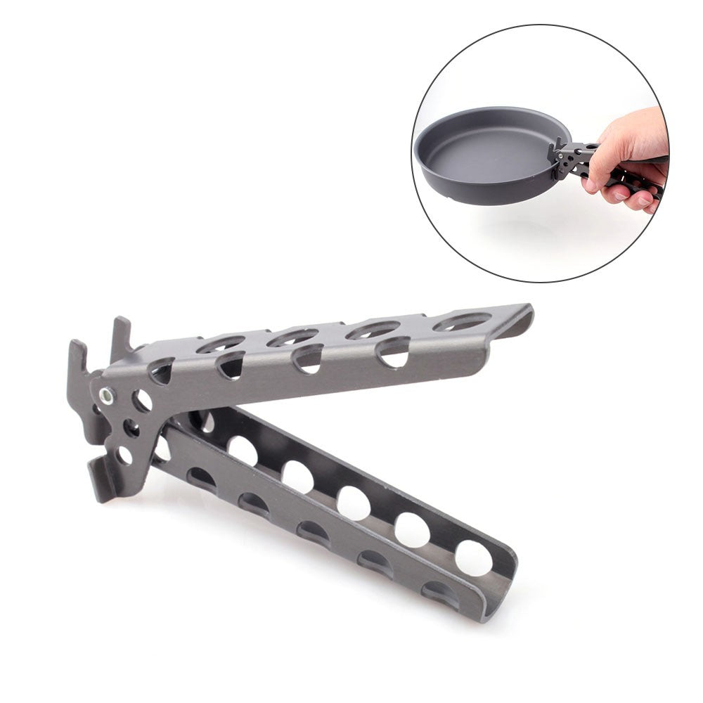 Pan Handler Pot Lifter Holder Gripper Clip Clamp Camping Cookware Hot Dish