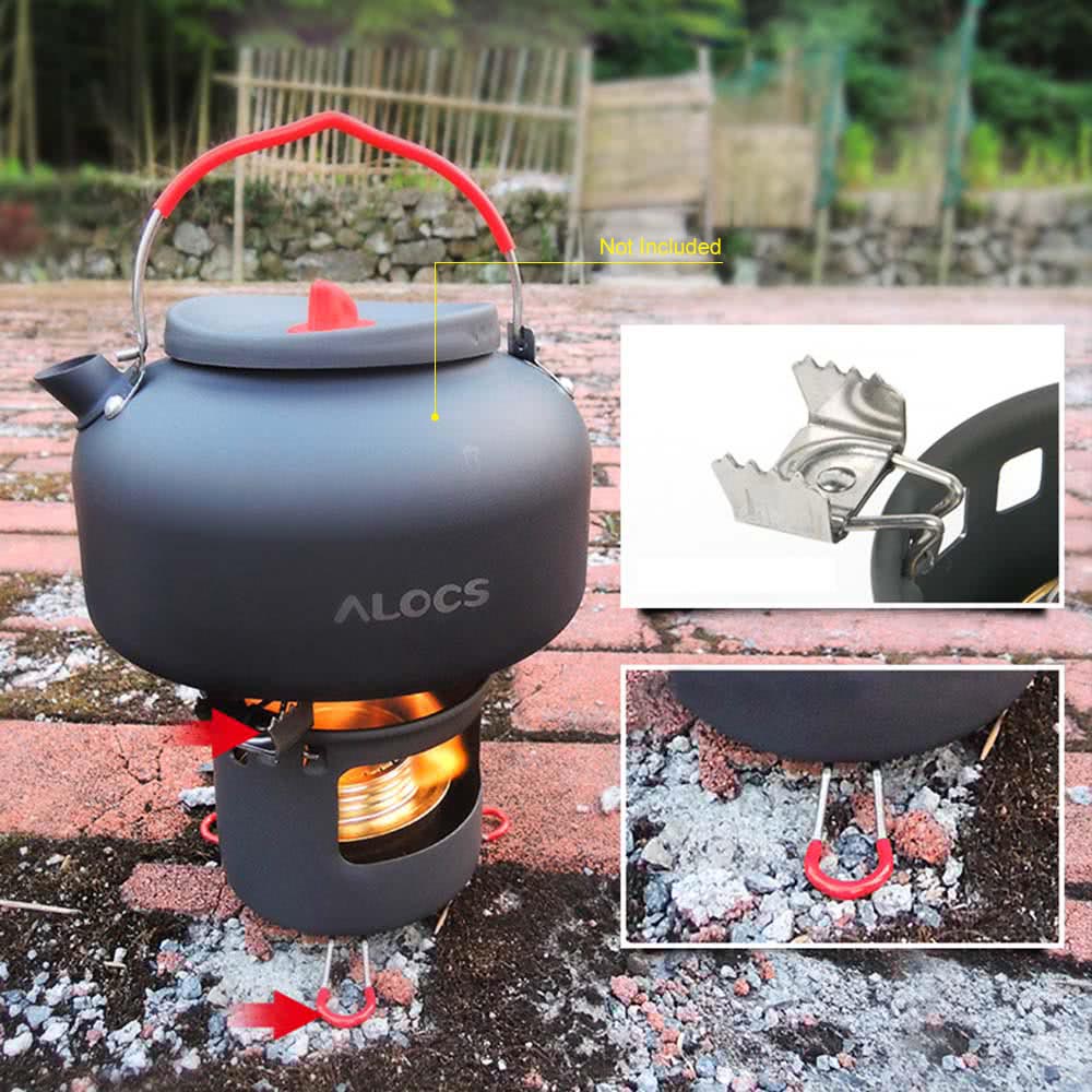 Camping Outdoor Spirit Alcohol Burner Stove Bracket Support Set