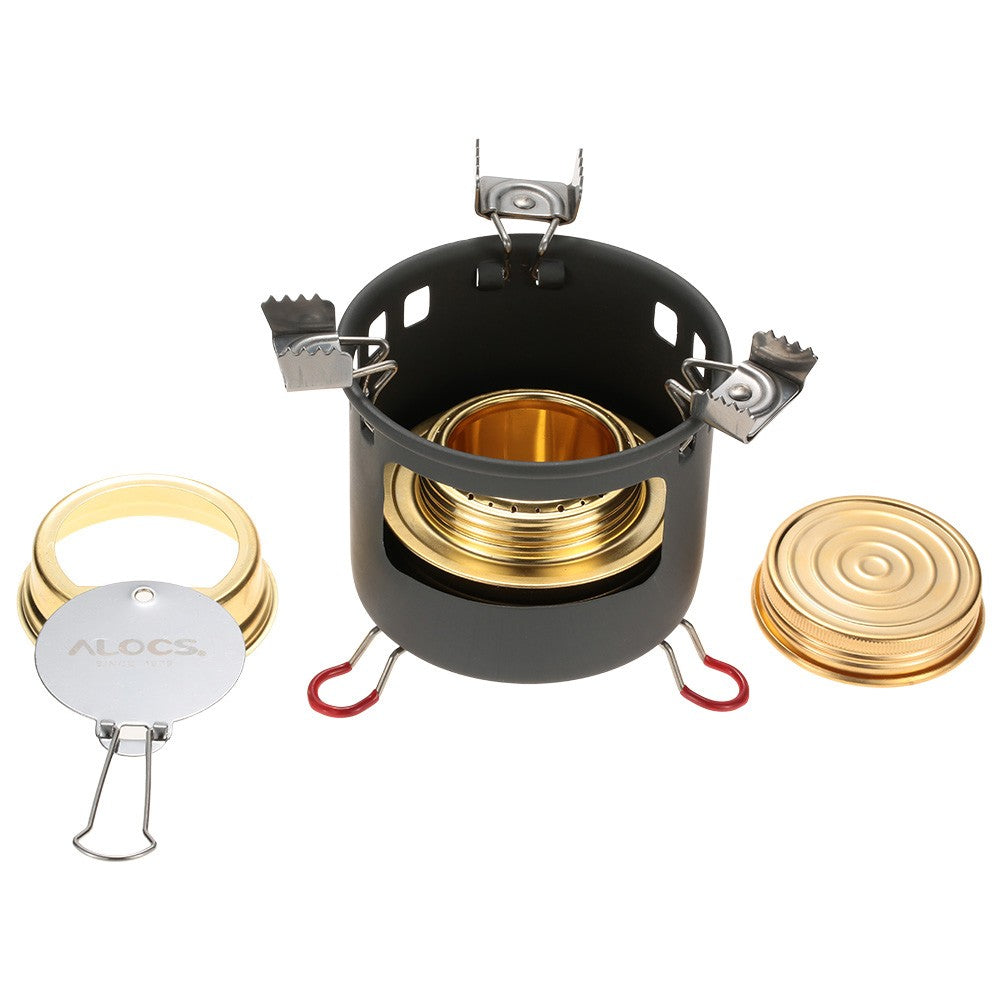 Camping Outdoor Spirit Alcohol Burner Stove Bracket Support Set