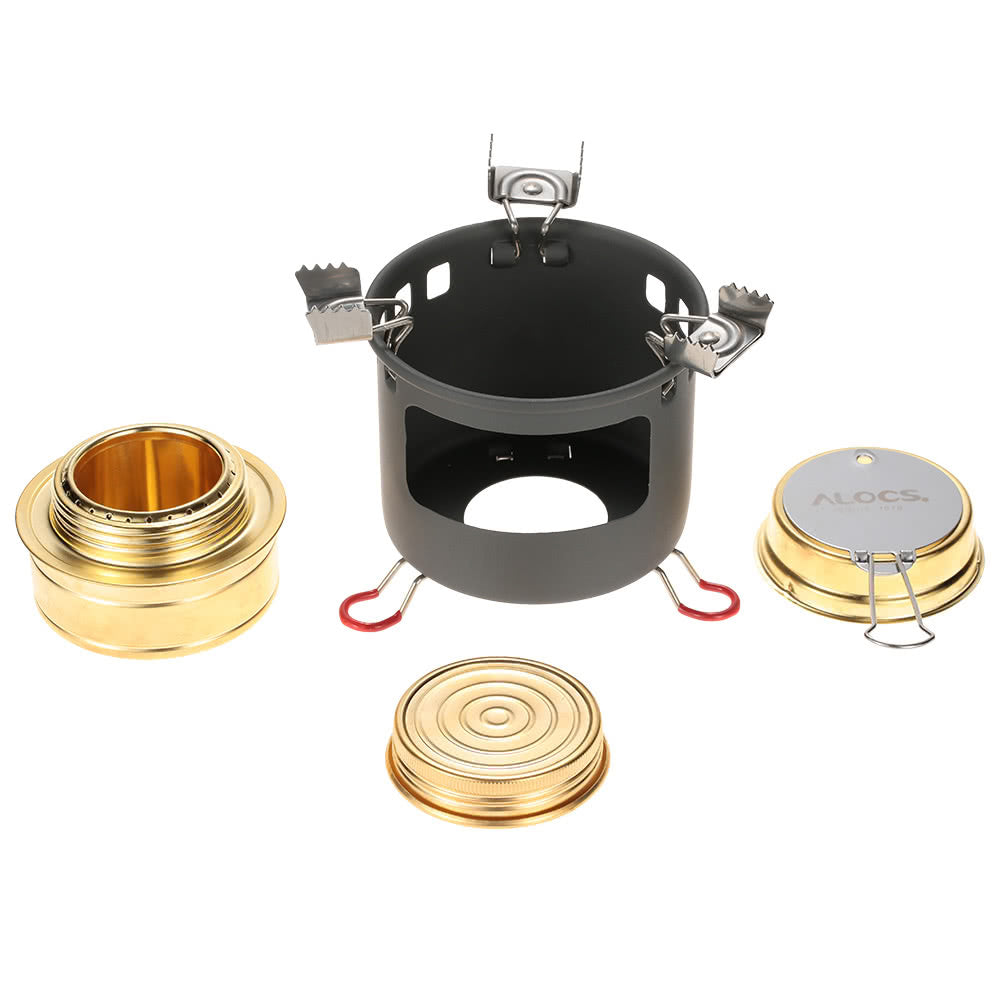 Camping Outdoor Spirit Alcohol Burner Stove Bracket Support Set