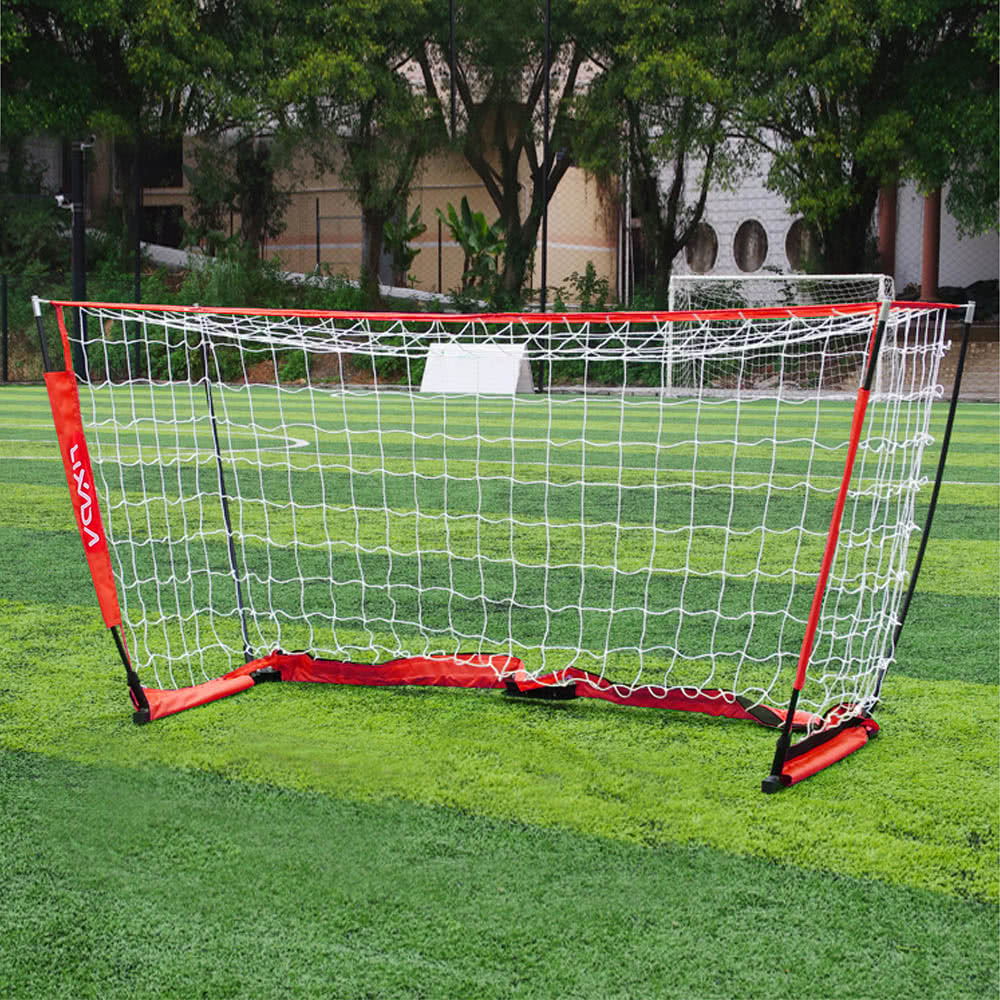 Goal Detachable Soccer Net Sturdy Frame Fiberglass Pole for Playground Backyard Training