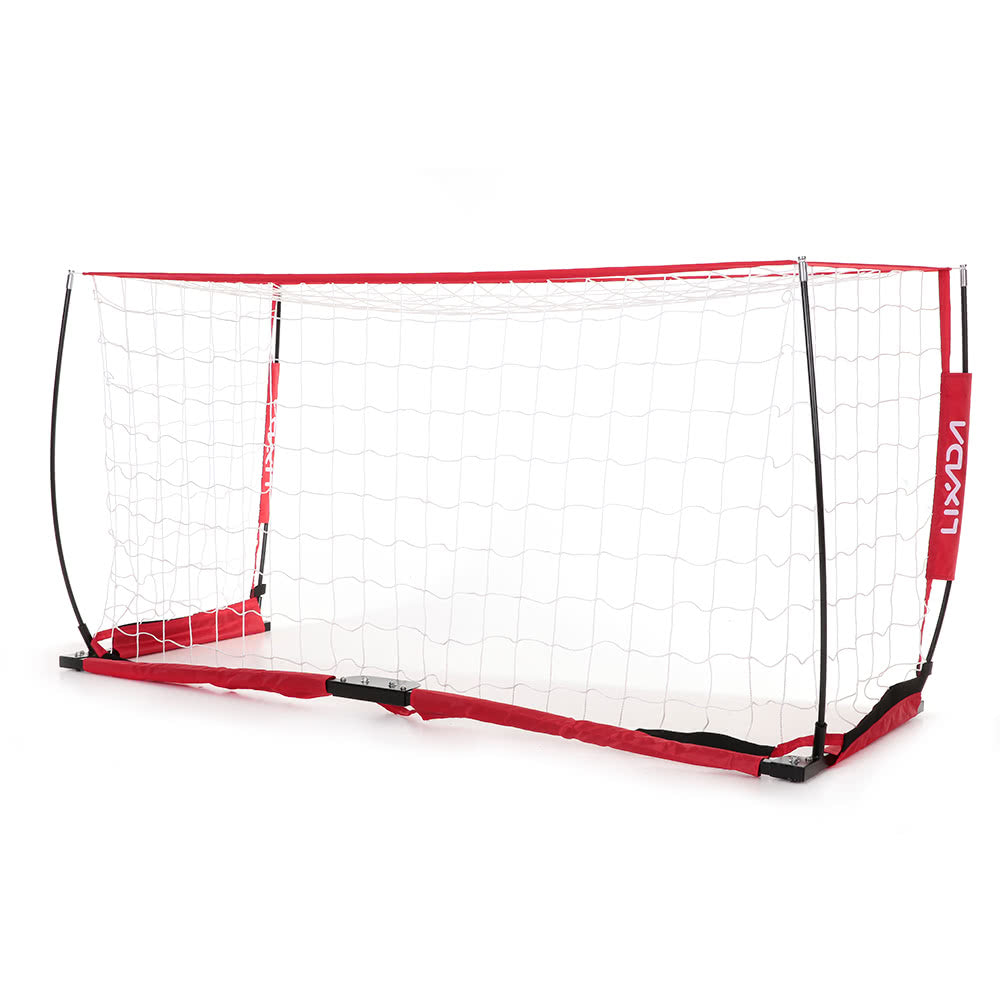 Goal Detachable Soccer Net Sturdy Frame Fiberglass Pole for Playground Backyard Training