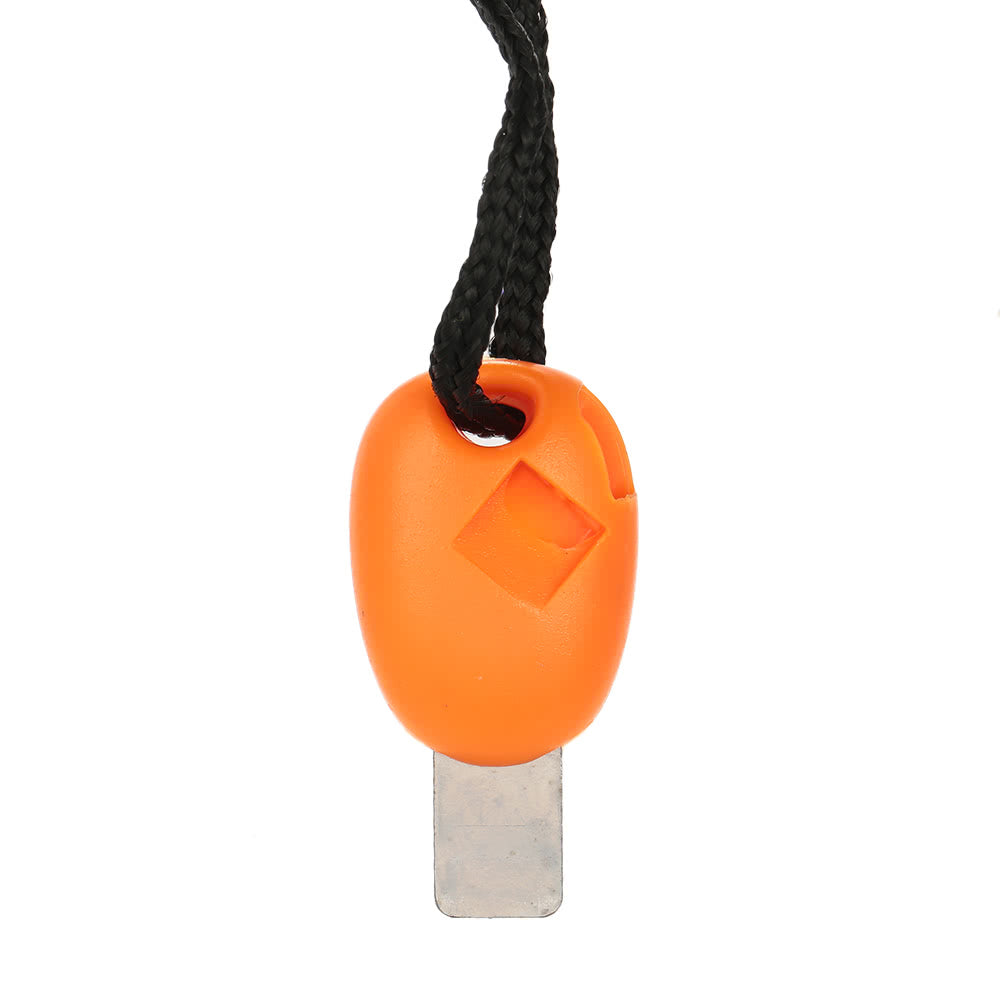 Outdoor Fire Starter Lighter Flint with Emergency Whistle Survival Kit Portable Camping Tool