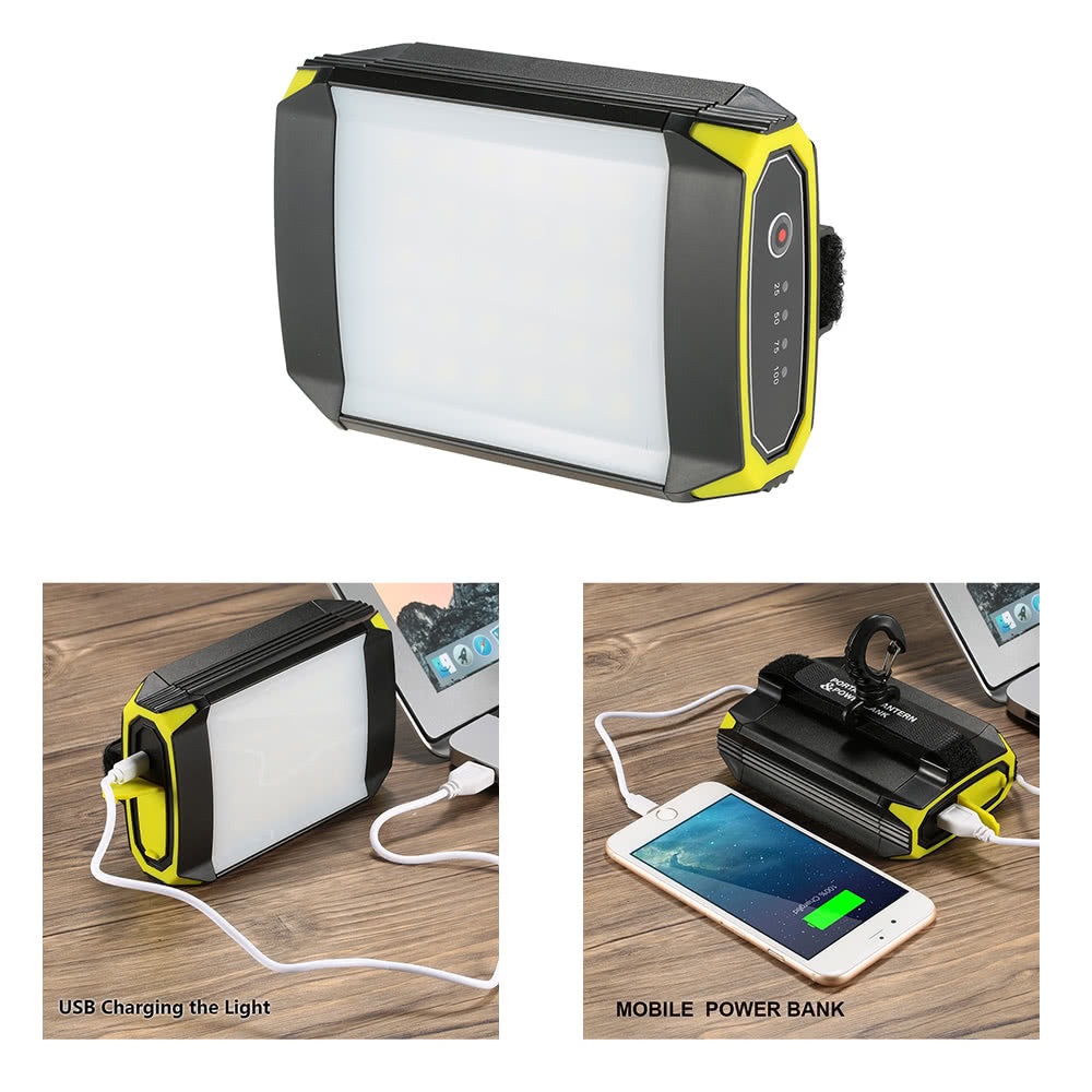 500LM Rechargeable Portable 30 LED Lantern Light Lamp for Outdoor Emergency Hiking Camping Travel