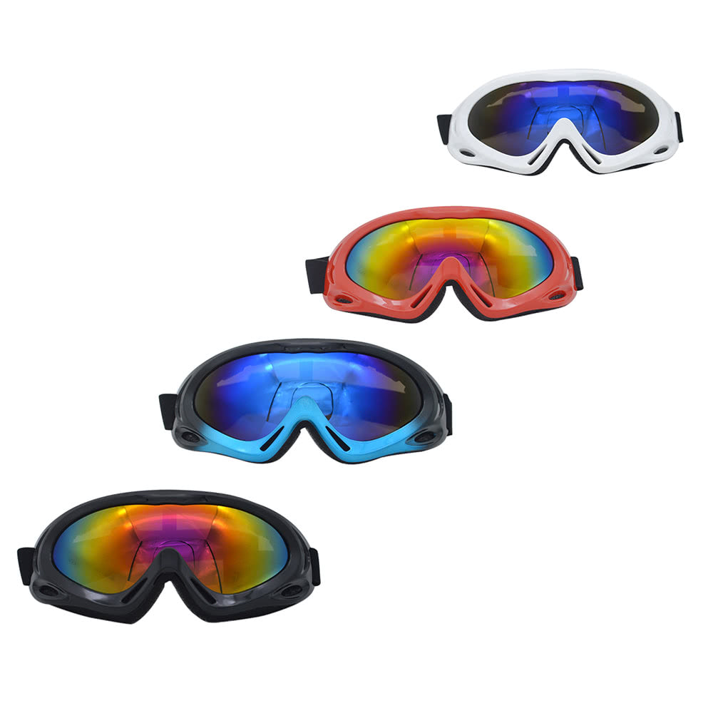 Windproof Mirror Ski Glasses Monolayer Sand-proof Snow-proof Outdoor Cycling Motorcycle Goggles