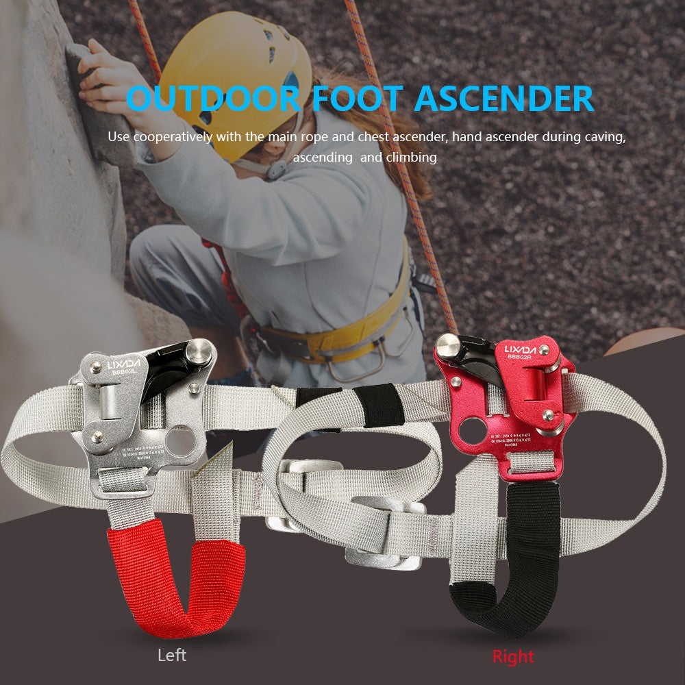 Outdoor Foot Ascender Rock Climbing Riser Mountaineering Equipment Rope Access Feet