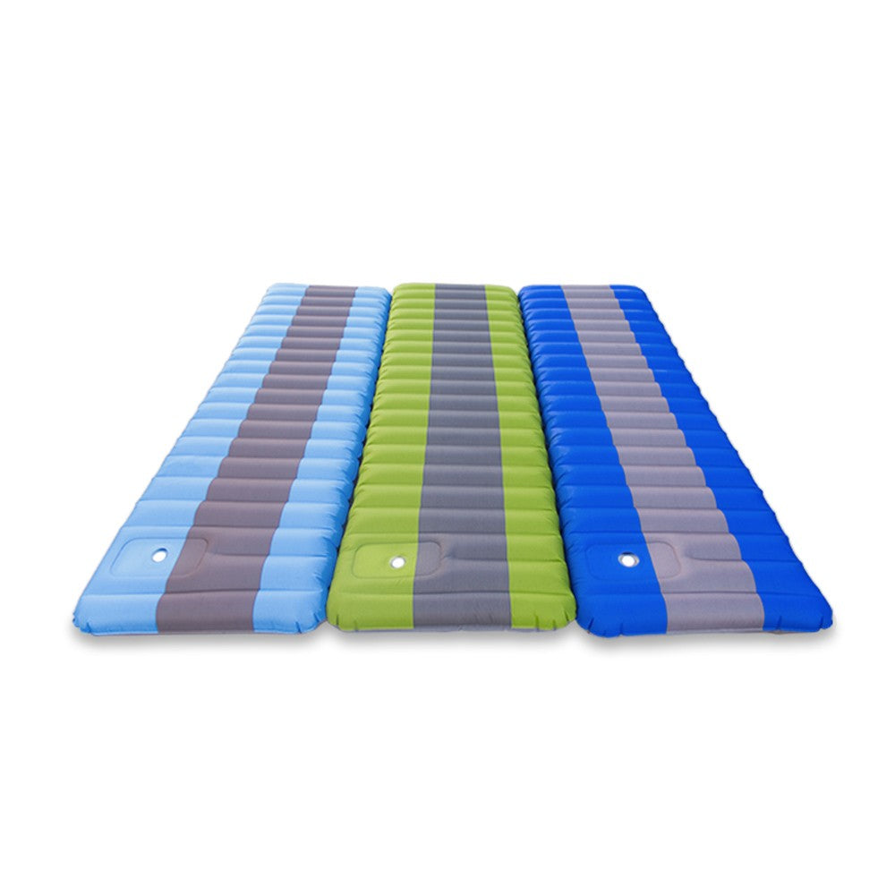 Inflatable Camping Mat Air Sleeping Pad with Built-in Foot Pump Backpacking Hiking Traveling