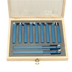 11pcs 8/10/12mm Carbide External Milling Cutting Turning Boring Tool Lathe Tool