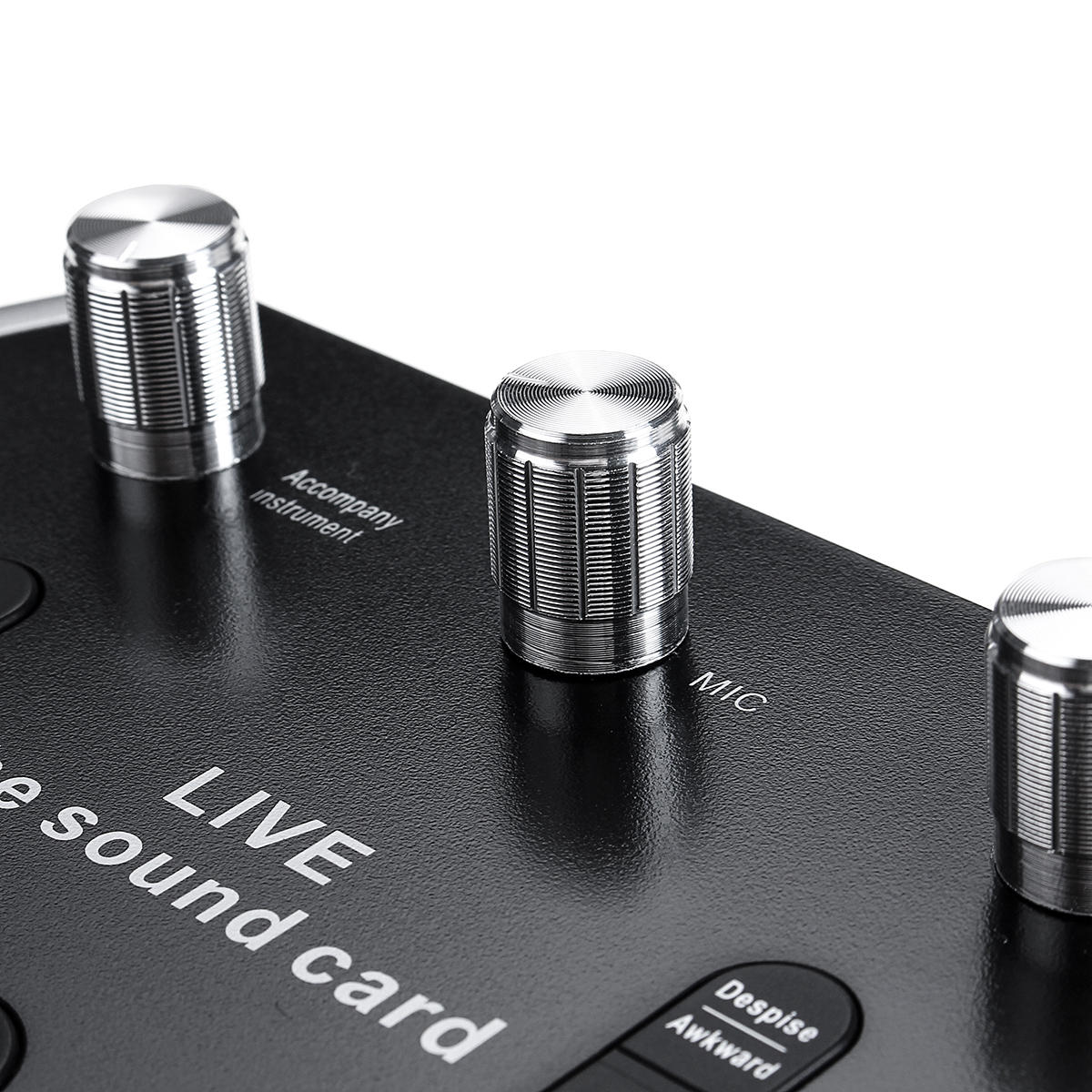 1200mAh Two Channel USB Interface External Sound Card Microphone Webcast Live Sound Card