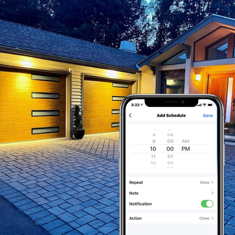 Smart WiFi Garage Door Opener Controller Siri Voice Control Works with Alexa Goggle