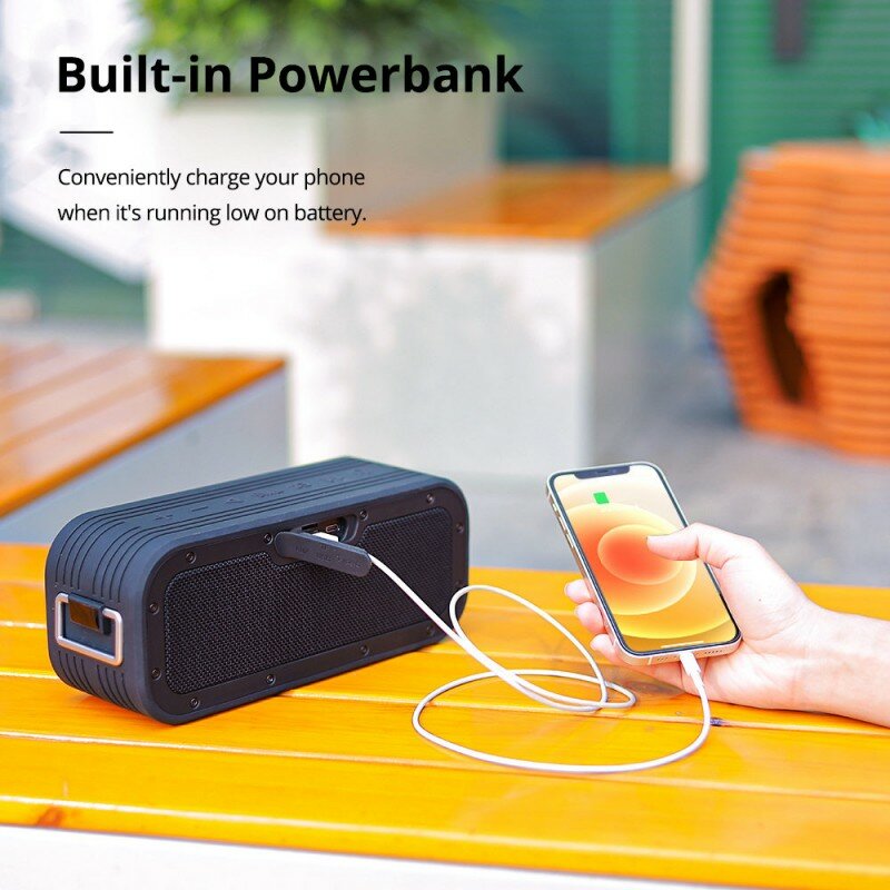 Bluetooth Speaker 2.1 Channel 10000mAh Large Battery 60W Tri-bass EQ Effects Portable Outdoor Speaker