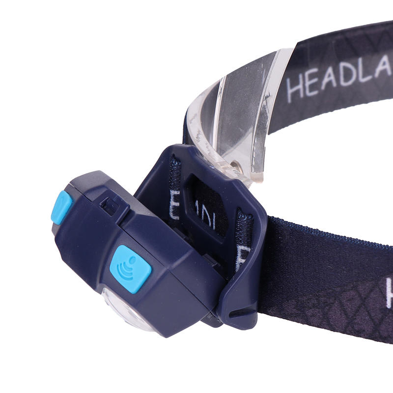 650LM XPE+2* LED 5 Modes Headlamp 950mAh Battery USB Interface Motion Sensor LED Headlamp