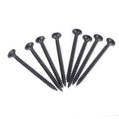 350Pcs M3.5 Cross Black Recessed Flat Head Self Tapping Ash Phosphorus Drywall Metric Threaded Wood Screw Nail Bolt