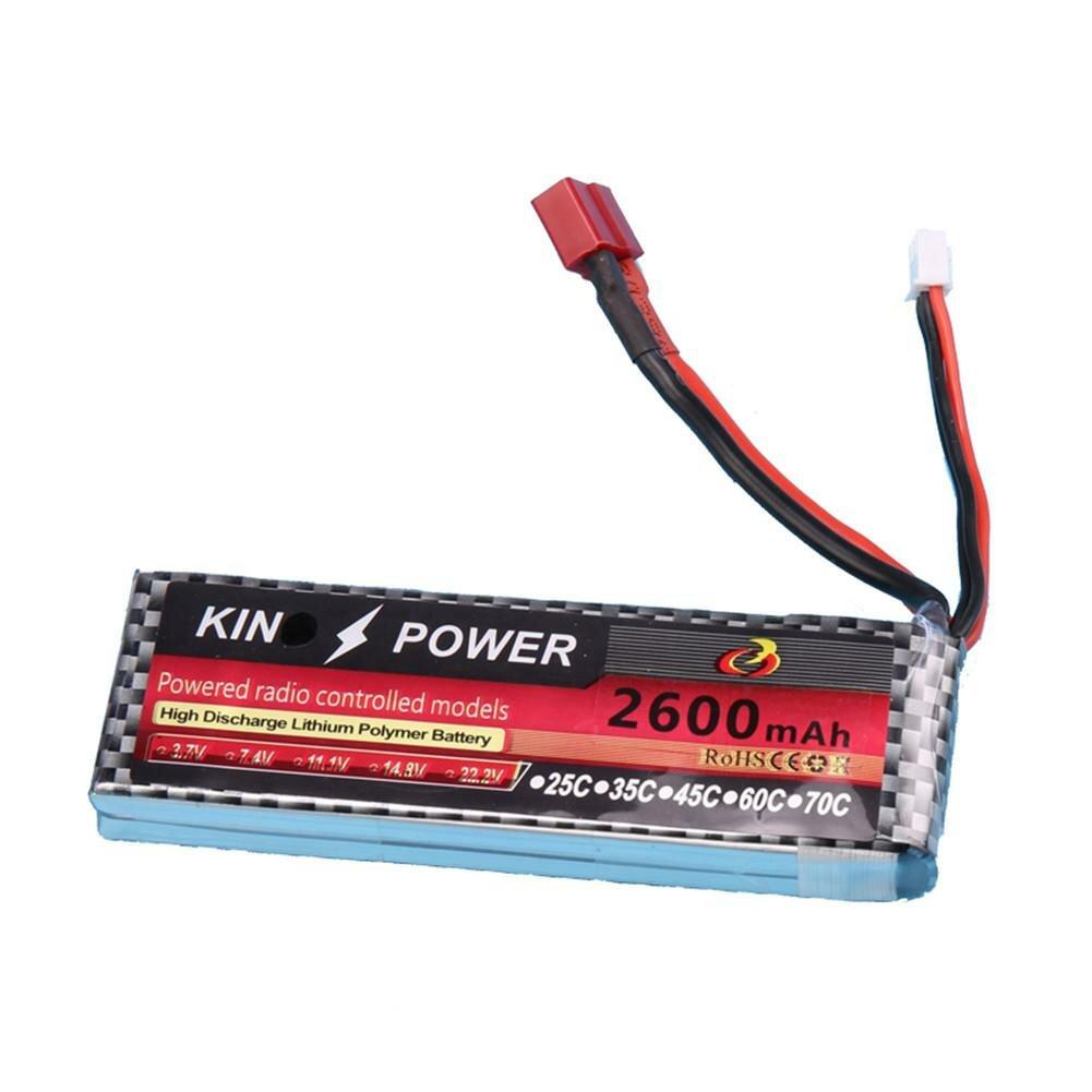 RTR Upgraded 7.4V 2600mAh RC Car 1/10 2.4G 4WD 45km/h Metal Chassis Vehicles Models Toys
