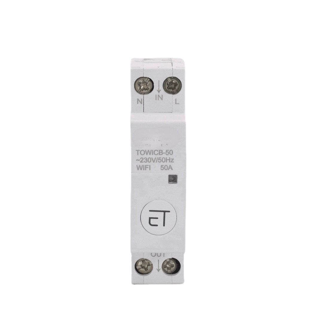 WiFi Circuit Breaker Remote Control by eWeLink APP Voice Control With Amazon Alexa Google Home 18mm Din Rail Main Switch