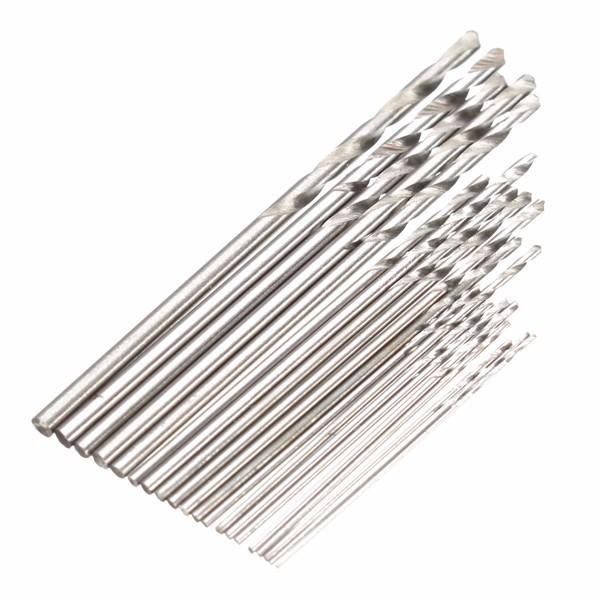 20pcs 0.3-1.6mm HSS Micro Twist Drill Bit Set Straight Shank Bits