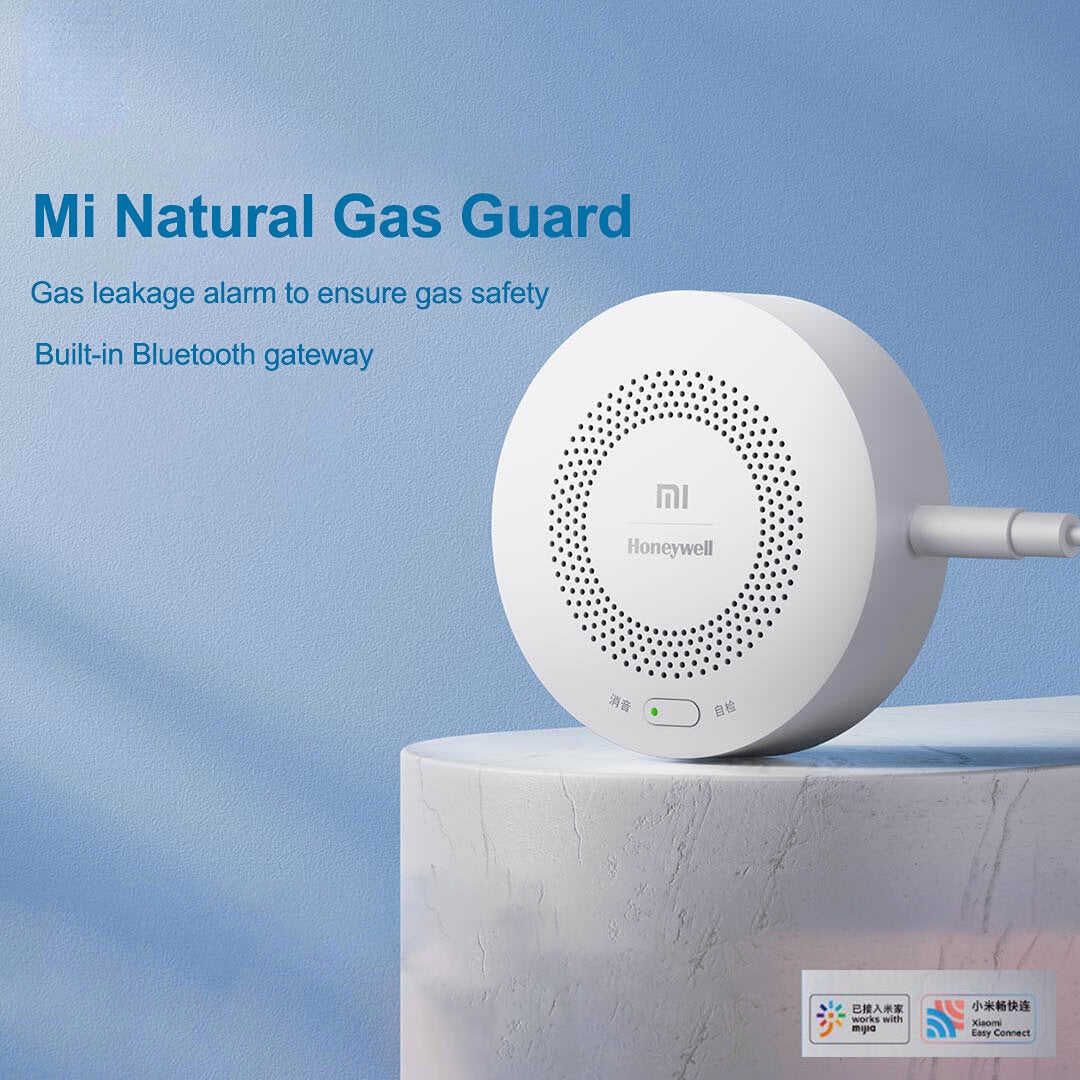 Smart Home Gas Alarm Sensor Detector MIUI Synchronous Built-in Bluetooth Gateway For Smart Home Alarm System Work with Mijia APP