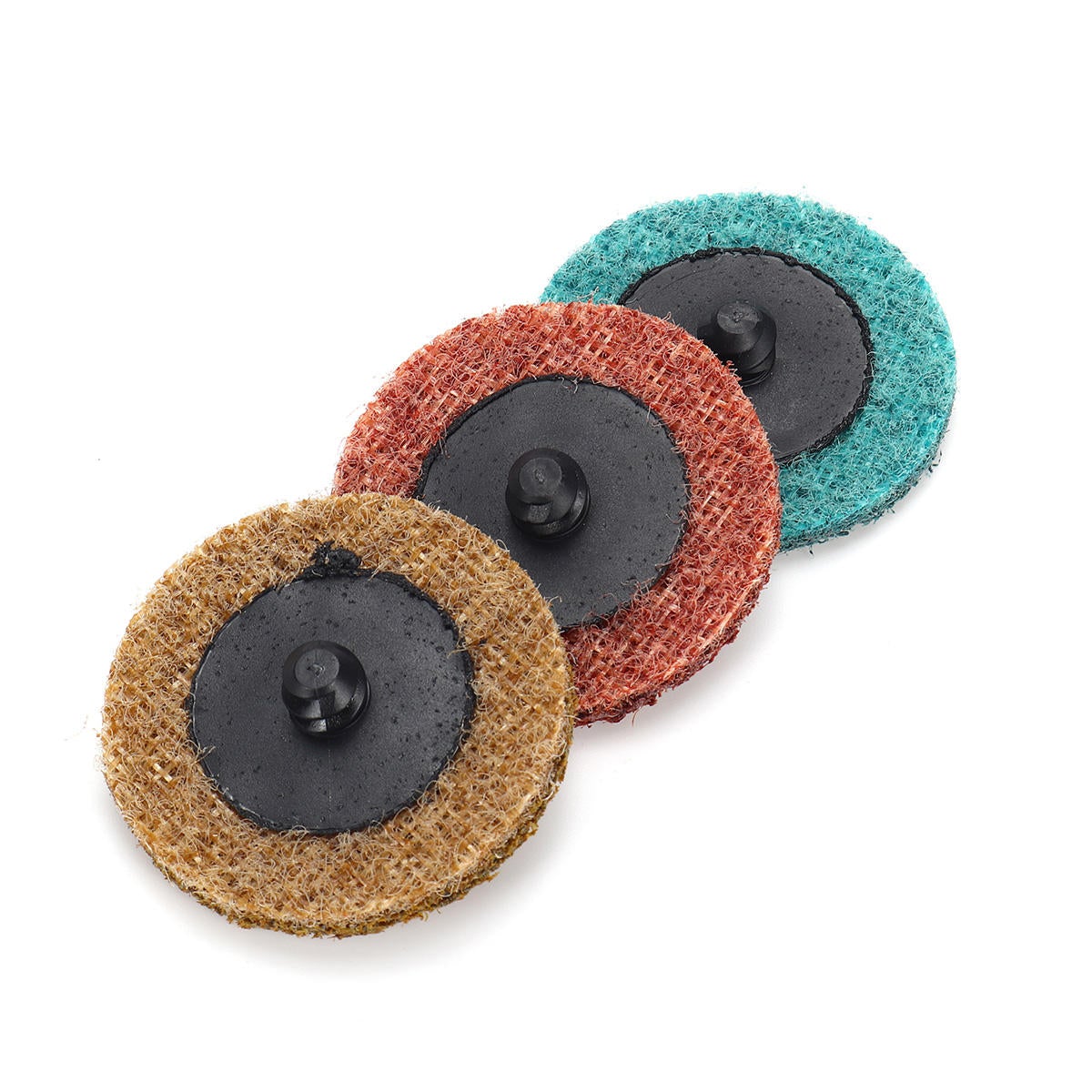15/30/45Pcs 2 Inch Sanding Discs Set Polishing Pad Non-woven Cloth Abrasive Tools