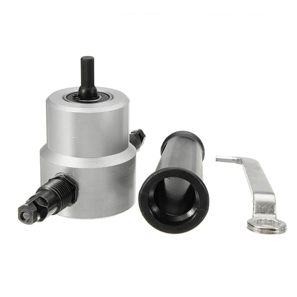 Double Head Sheet Metal Nibbler Cutter Drill Attachment Metal Sheet Cutter