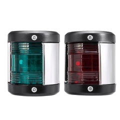 Pair 12V LED Navigation Side Signal Lights For Marine Boat Red+Green