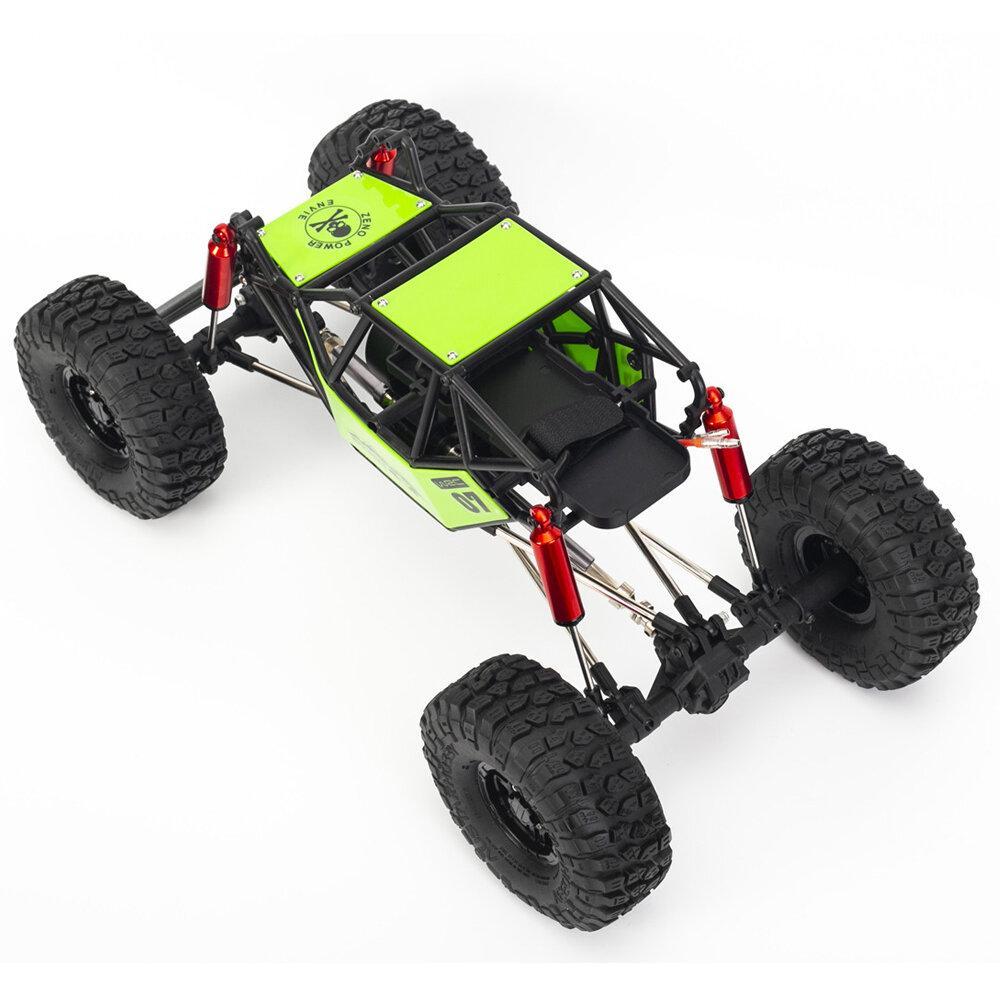 Wheelbase Rock Car Chassis With Tube Roll Cage Electric Parts for 1/10 RC Crawler Car Axial SCX10 90046 TRX4 Vechicle Models