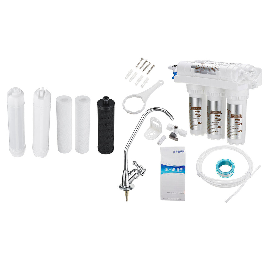 Drinking Water Tap Filter Kit Ultrafiltration System Home Kitchen Purifier